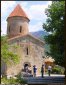 Древний Албанский храм на встрече с туристами