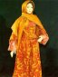 Весенний женский костюм. Шуша. 19-й век.